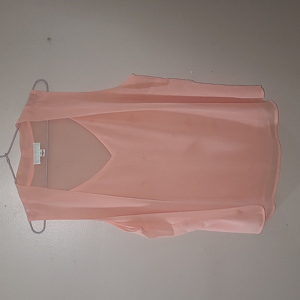 🔴3/$15  Forever 21 Sheer Blouse